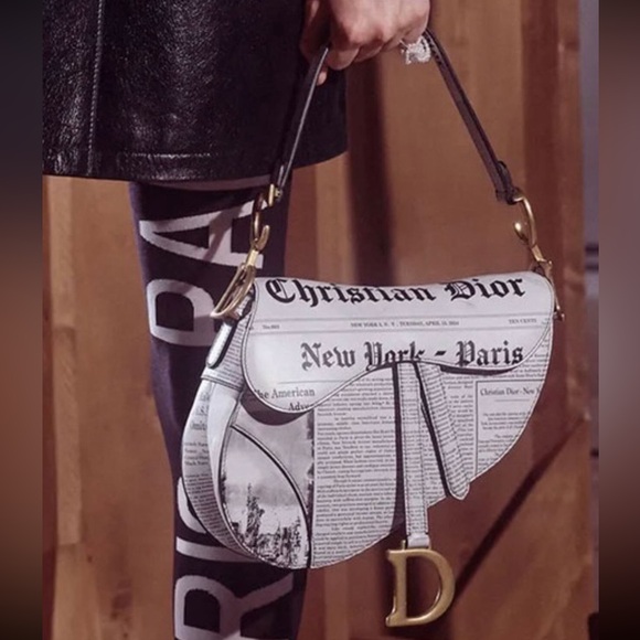 Dior Newspaper Saddle 2024 New Edition-NIB - Picture 3 of 8